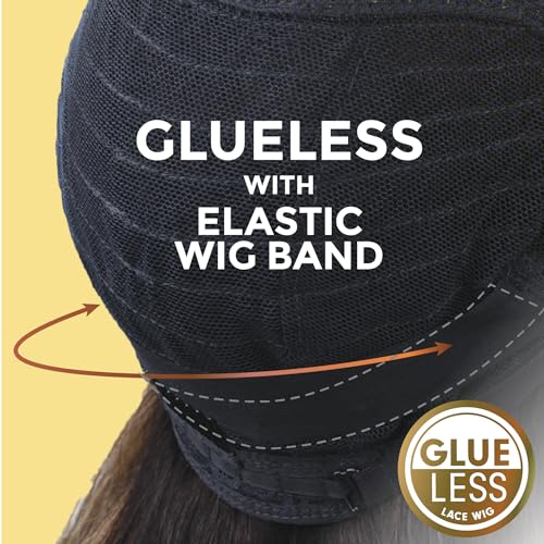 Sensationnel Butta Lace Precut Wigs - Unit 4 Glueless Extra Wide 5 Inch Deep Parting Synthetic Pre Tweezed Smaller Knot Hairline (COPPERRED)