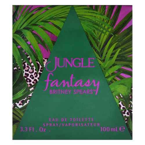 Britney Spears Jungle Fantasy Limited Edition Eau De Toilette Spray for Women, 3.3 Fl Oz