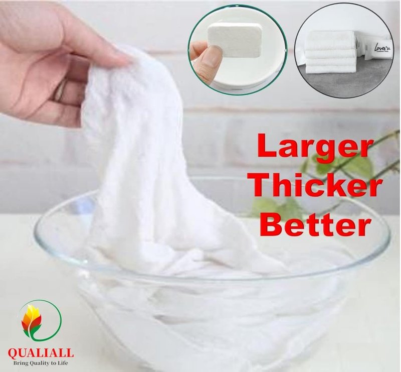 Compressed Washcloths - Premium Disposable Towels for Travel & Camping | Compact & Convenient