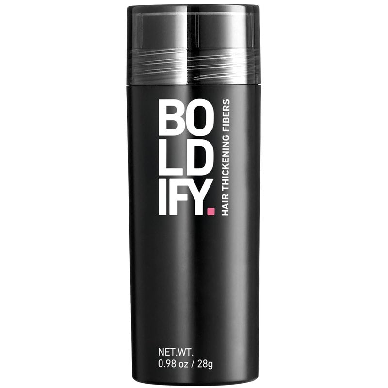 BOLDIFY Hair Fibers (28g) - Fill In Thinning and Fine Hair for an Instantly Fuller, Thicker Look - 14 Shades for Women & Men - Medium Brown