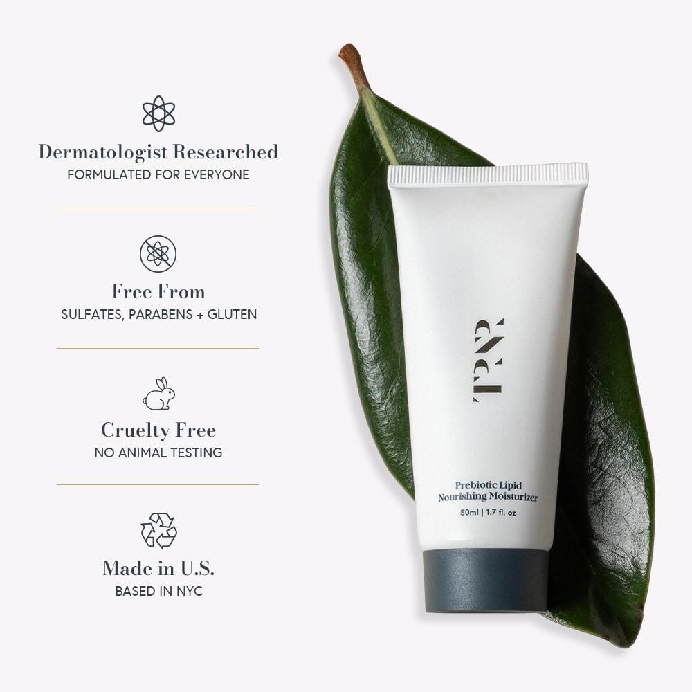 TRNR Prebiotic Lipid Nourishing Face Moisturizer (50ml/1.7oz) | Hydrating Face Cream| Natural, Plant-Based & Science-First Facial Moisturizer for Women & Men