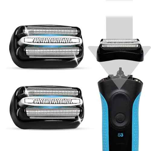 2 Pack 32B S3 Electric Replacement Shaver Head for Series 3 Shaving Razors, Compatible with S3 3040s 3080s-4 370cc 3070cc 3000s 3010, 3090cc Etc.