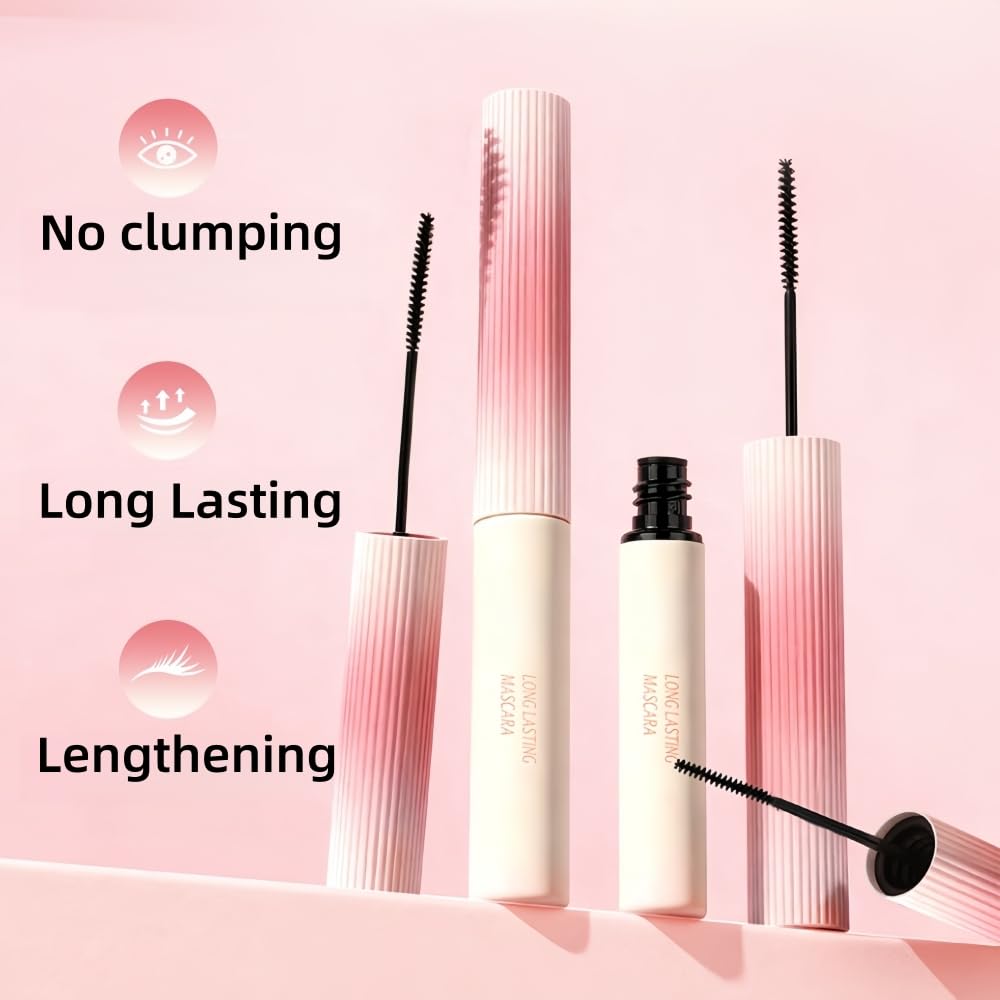 Tiny Brush Mascara for Lower Lashes - Waterproof, No Clumping, Long-Lasting, Natural Finish | Black