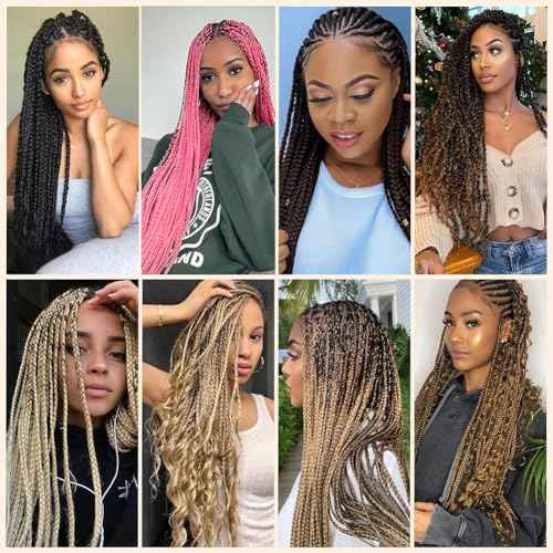 Braiding Hair Pre Stretched Ginger Easy Braids 26 Inches 350 Professional Braids Copper Hot Water Setting Synthetic Braiding Hair for Crochet Extensions (8Pcs,#350)