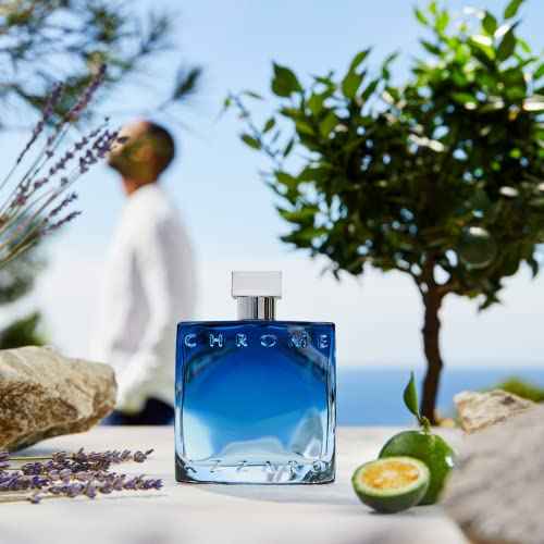 Azzaro Chrome Eau de Parfum - Fresh Aquatic Mens Cologne - Foug?re, Aromatic & Woody Fragrance - Citrus Notes of Green Mandarin - Lasting Wear - Classic Clean Scent - Luxury Perfumes for Men