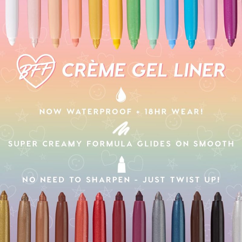 ColourPop Crème Gel Waterproof Eyeliner - Ultra-Pigmented, 18HR Smudge-Proof Pencil - Vegan & Cruelty-Free | Aglow (0.01 oz)