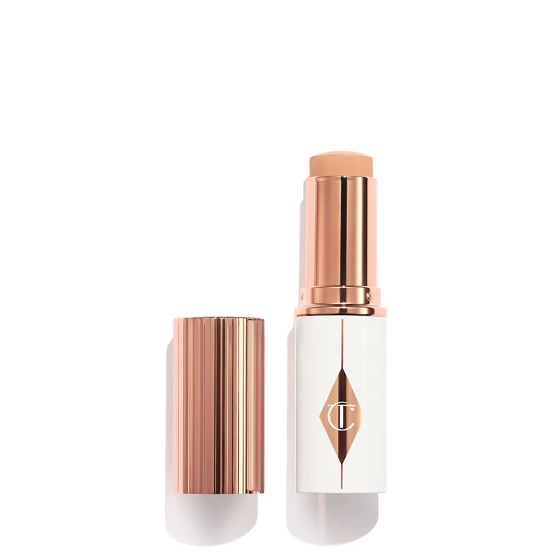 Charlotte Tilbury Unreal Skin Tint & Sheer Glow Hydrating Foundation Stick - Cream Foundation Makeup with Sheer-to-Light Coverage & a Buildable Formula - Blurring, Smoothing & Nourishing - 4 Fair