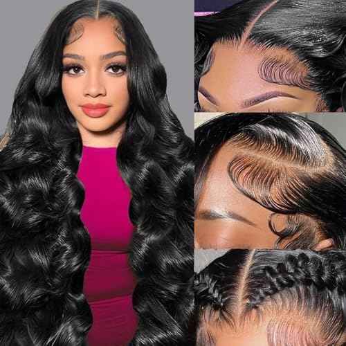 200 Density 22 Inch Body Wave Lace Front Wig Human Hair 13x6 HD Lace Front Wigs Human Hair for Women Glueless Wigs Human Hair Pre Plucked Natural Hairline
