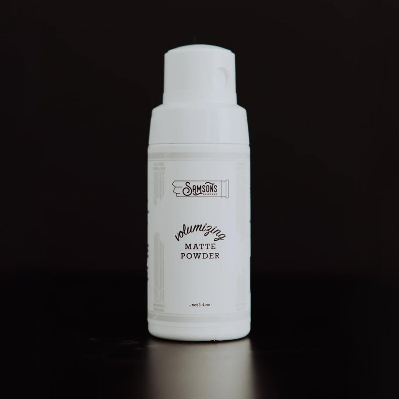SAMSON'S HAIRCARE Volumizing Matte Powder, Natural Texture Enchancer and Oil Control, Easy to use, Water Soluble, Safe Ingredients, Convenient, 1.4 oz.