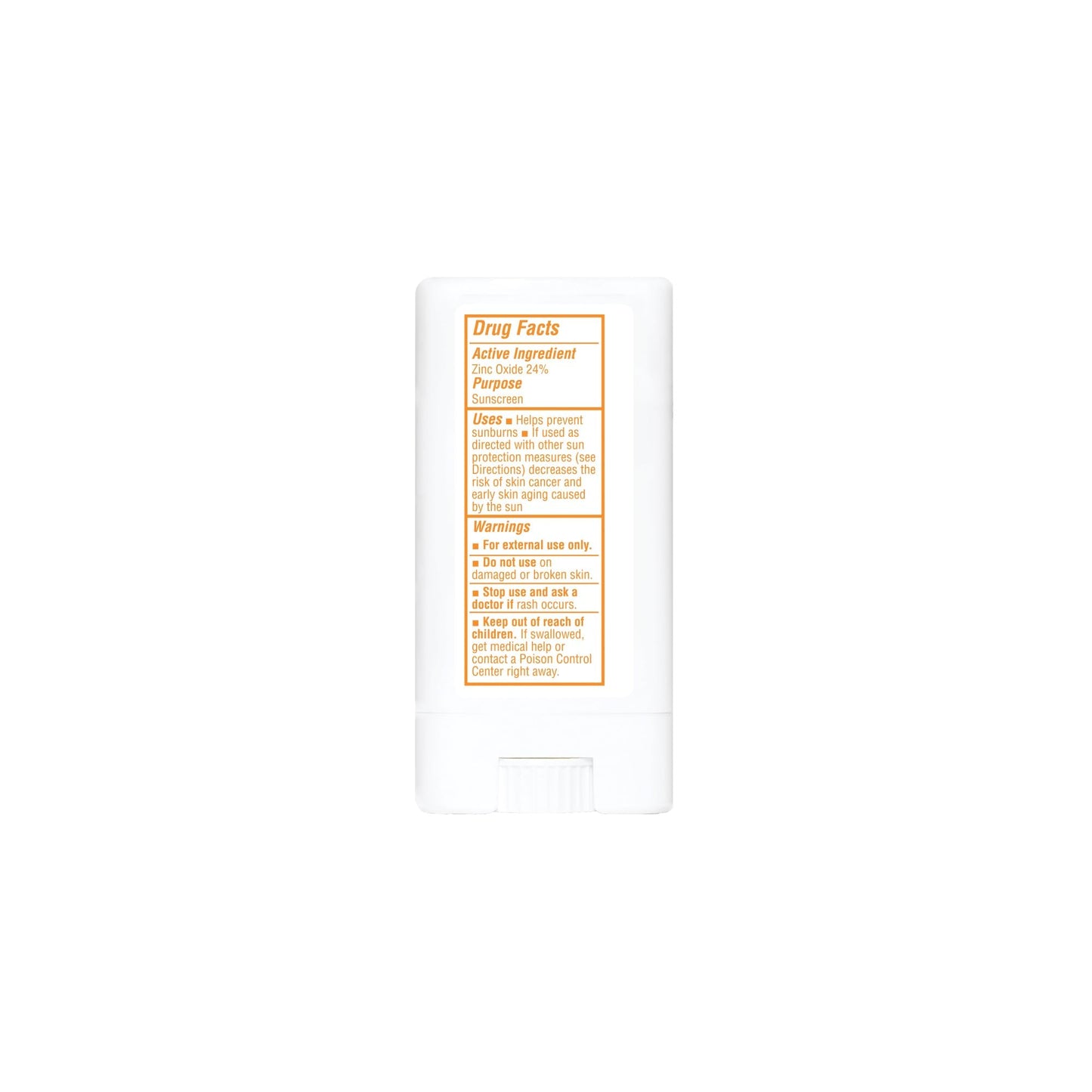 Thinkbaby SPF 30 Kids Sunscreen Stick for Sensitive Skin, 0.64 oz, Baby Sunscreen with Non-Nano Zinc Oxide 24%, Broad Spectrum UVA/UVB Protection, 80-Minute Water Resistant, Reef Friendly SPF Stick