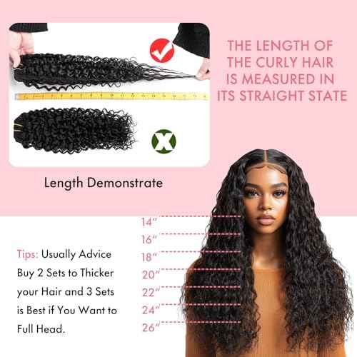 SIYUSI Kinky Curly Clip In Extensions, 3C 4A 100% Brazilian Remy Human Hair Clip Ins, Invisible & Scalp-Friendly, Natural Black Color, 3.52oz, 7Pcs (30 Inch)