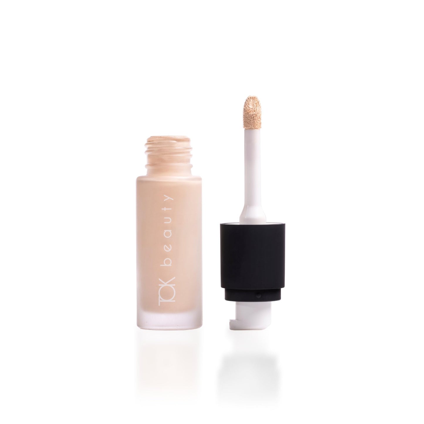 TOK Beauty - Neive Serum Foundation + Concealer, Skincare Hybrid | Weightless, Buildable-Medium Coverage | Vegan, Designed for Sensitive Skin (150 - Light With Cool Pink Undertones; 20ml)