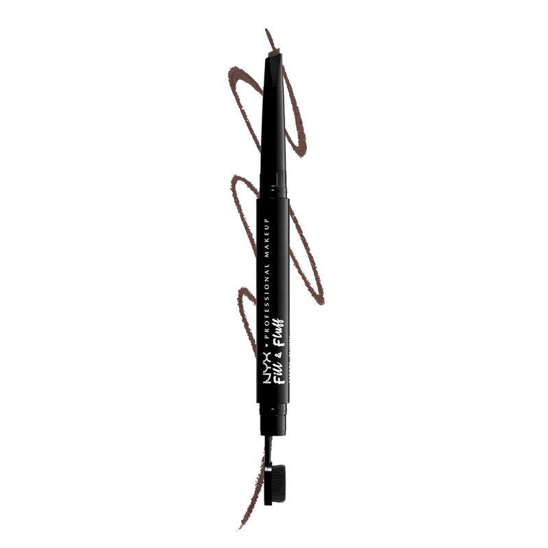 NYX Eyebrow Pomade Pencil - Fill & Fluff, Rich Chocolate Color | Long-Lasting Formula