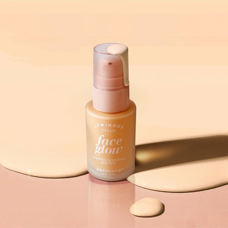 Absolute New York Luminous Dream Glow Tint - Long-Lasting, Cruelty-Free Formula | 03 Rosy Glow, 1.01 fl oz