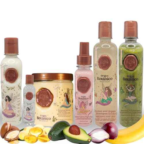 Ritual Bot?nico Keratina Org?nica | Treatment to Straighten, Repair and Relax Hair | All Natural, Organic & Vegan Ingredients | Product of Colombia | 6 Piece Kit