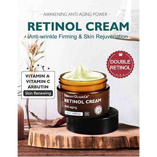 Retinol Anti Aging Face Cream & Essence, Aging, Cream, Anti-aging Firming Serum, (Cream), 1.0 Ounce