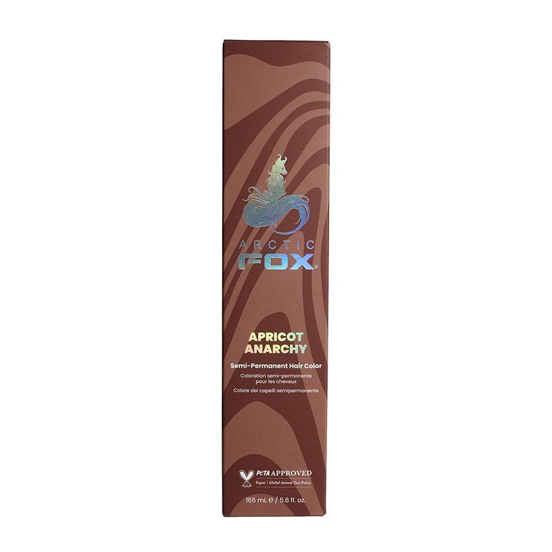 Arctic Fox Semi-Permanent Hair Dye Apricot Anarchy - Vegan, Cruelty-Free, Ammonia-Free - 5.6 fl oz