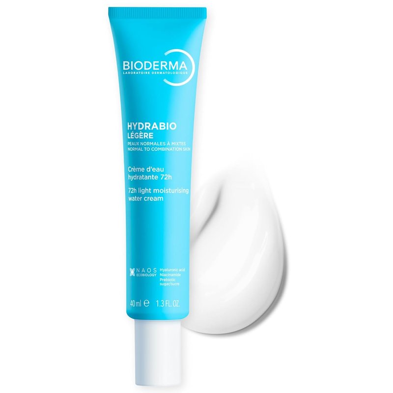Bioderma Hydrabio Face Cream - Lightweight Gel Moisturizer for Normal to Combination Skin | 1.33 Fl Oz