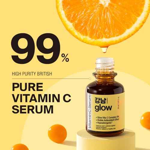 125 Hours Antioxidant Serum with Pure Vitamin C & Ferulic Acid | Korean Glass Skin Products | Vitamin C Face Serum | Korean Skin Care - 1.01fl oz (Pack of 2)