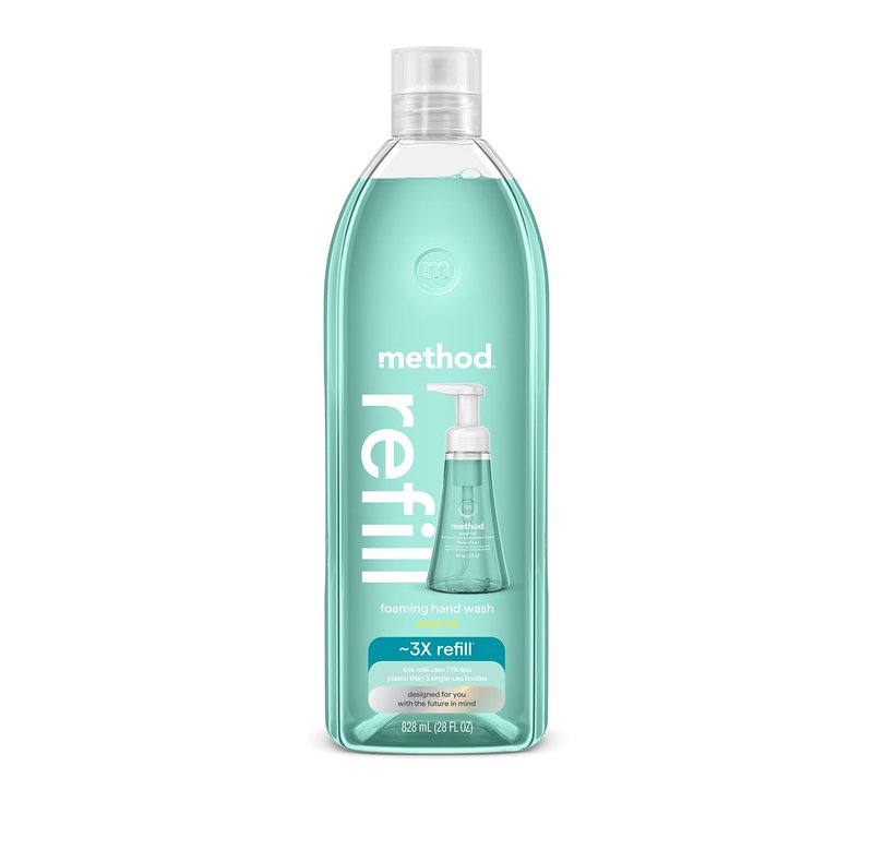 Method Foaming Hand Soap, Refill, Waterfall, 28 oz (Packaging May Vary)