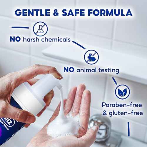 Masculine Foam Perfume Intimate Wash for Men, Triple-Barrier Intimate Defense - Prevents Odor & Itching, Natural Ingredients, pH Balance - Sweet & Alluring Aroma 3.38 fl. oz