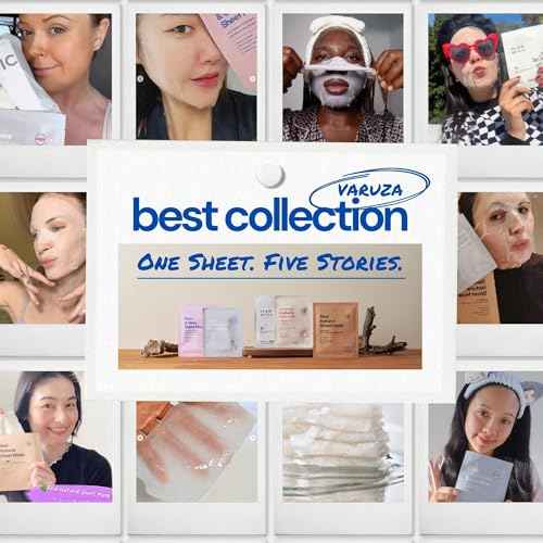 Best Collection ? Premium Vegan Korean Sheet Mask Set (12 Sheets) | Firming, Hydration & Glow | Clean Beauty, EWG & Vegan Certified