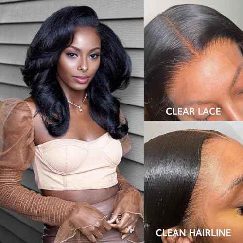 IDN BEAUTY SKINLIKE REAL HD 5x5 Lace Closure Human Hair 14 Inch Body Wave Closure Bleached Single Knots 5x5 Closure Ultra-thin HD Lace Closure Virgin Human Hair 0.1 mm Pre Plucked Hairline Closure