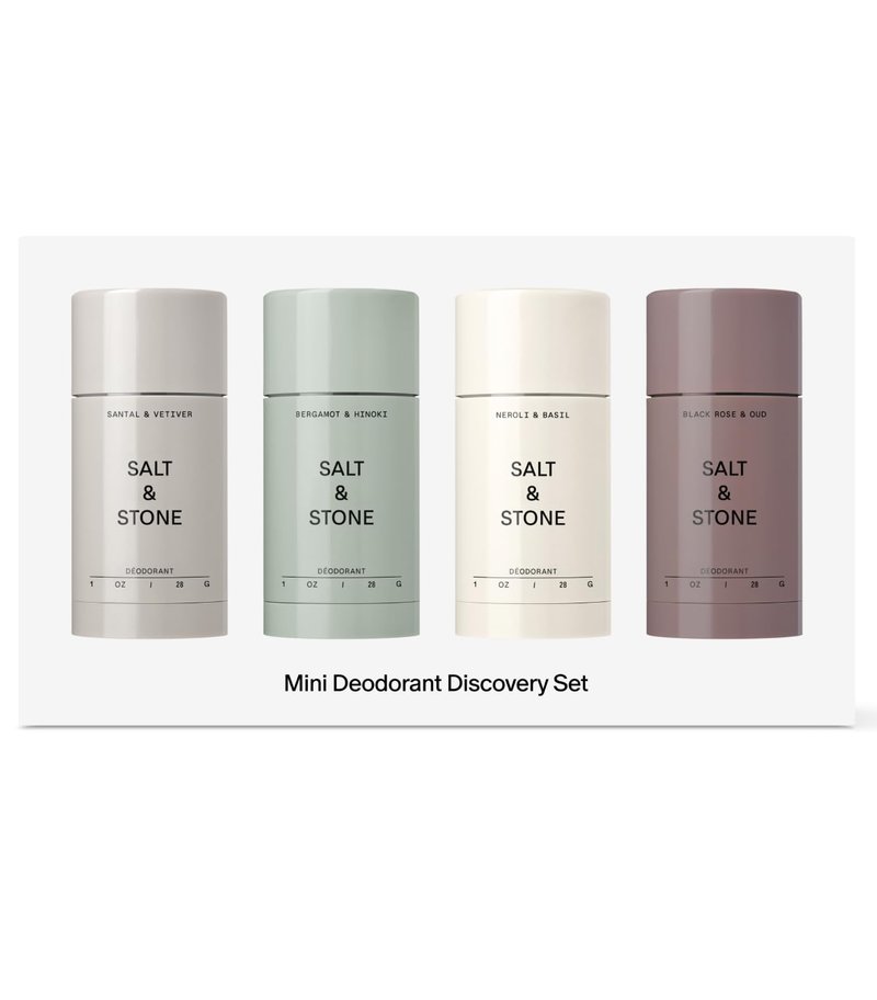 Aluminum-Free Deodorant - Extra Strength 48-Hour Protection for Men & Women | Seaweed Extracts & Niacinamide | Mini Discovery Set