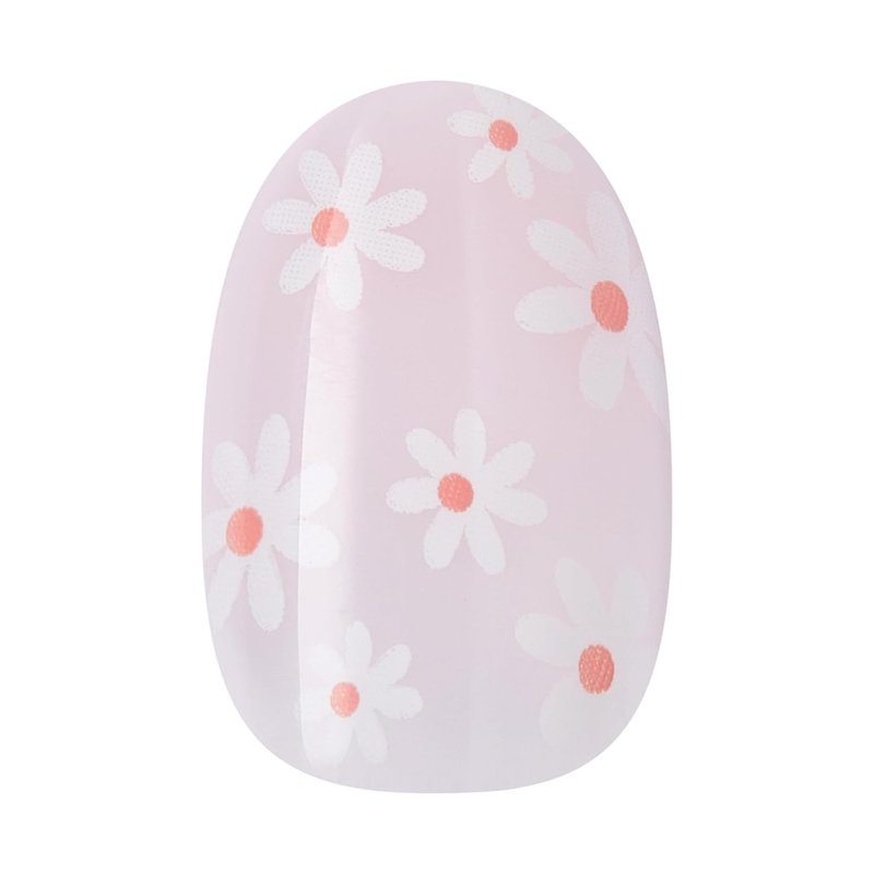 Kiss Core Press On Nails - 'Friendship' Pink Short Round Shape | 32 Nails, Glue & Manicure Kit Included