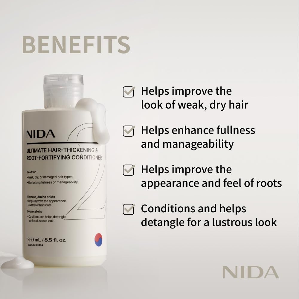 Ultimate Hair-Thickening Conditioner - Nourishes & Strengthens All Hair Types | 8.5 fl. oz. (250ml)