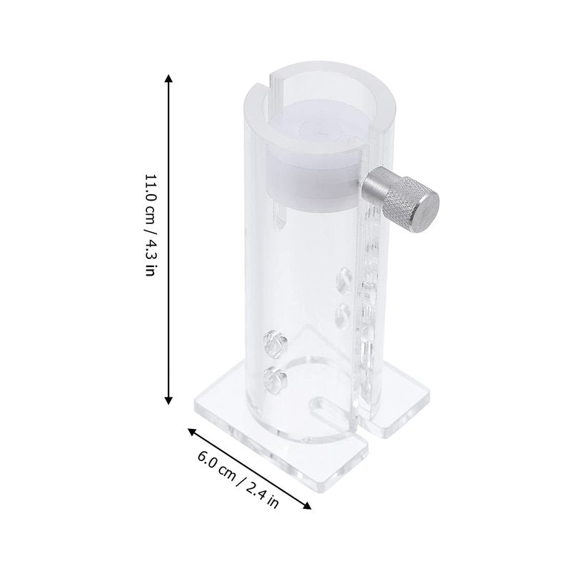 Scicalife Mouse Restrainer, Acrylic Transparent Laboratory Mice Restrainer for Research, Mouse Holder for 25-50G Gram Mice, Cages Fixing Tool Lab Equipment