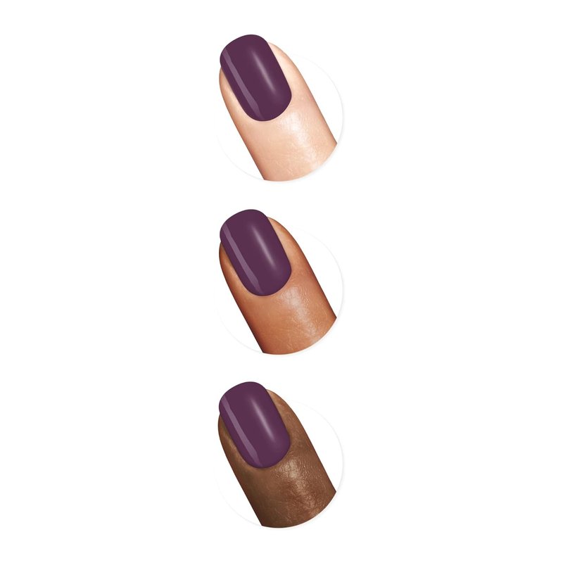 Sally Hansen Insta-Dri Nail Polish - Plum-Believable Color | Quick-Dry Formula, 0.31 Fl Oz