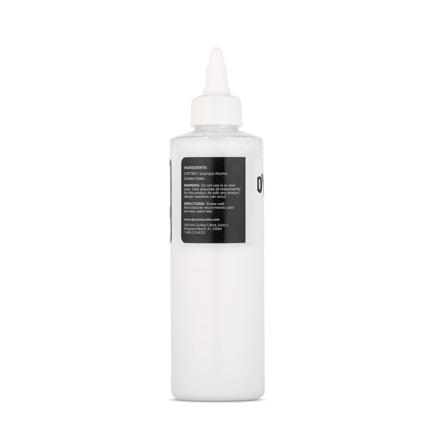 Dynamic Color White Tattoo Ink, Made in USA Since 1990, 8 oz