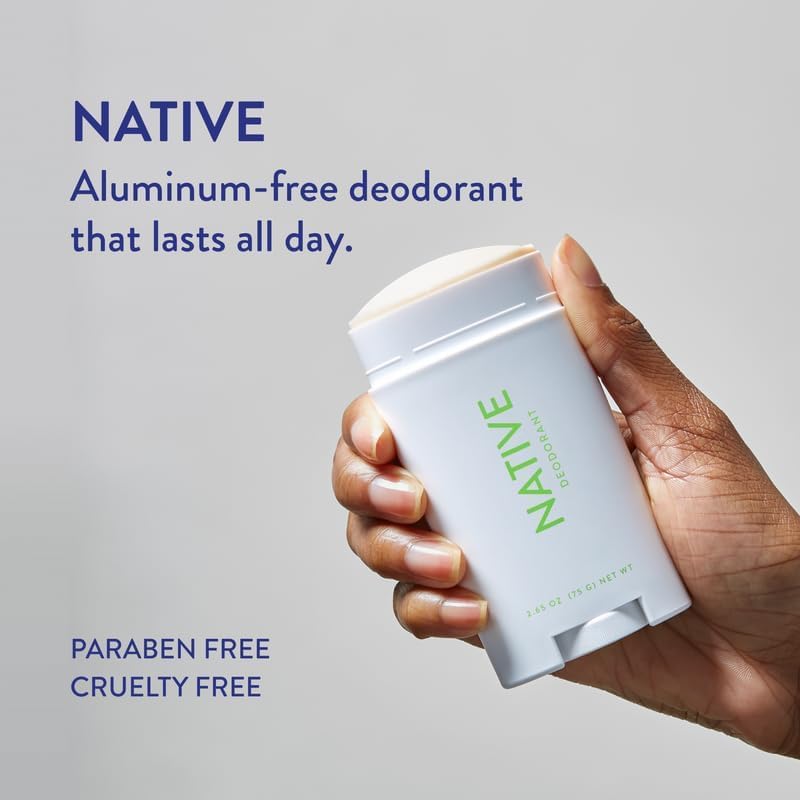 Native Sensitive Deodorant - 72-Hour Odor Control | Aluminum-Free, Naturally Derived Ingredients, Cucumber & Mint