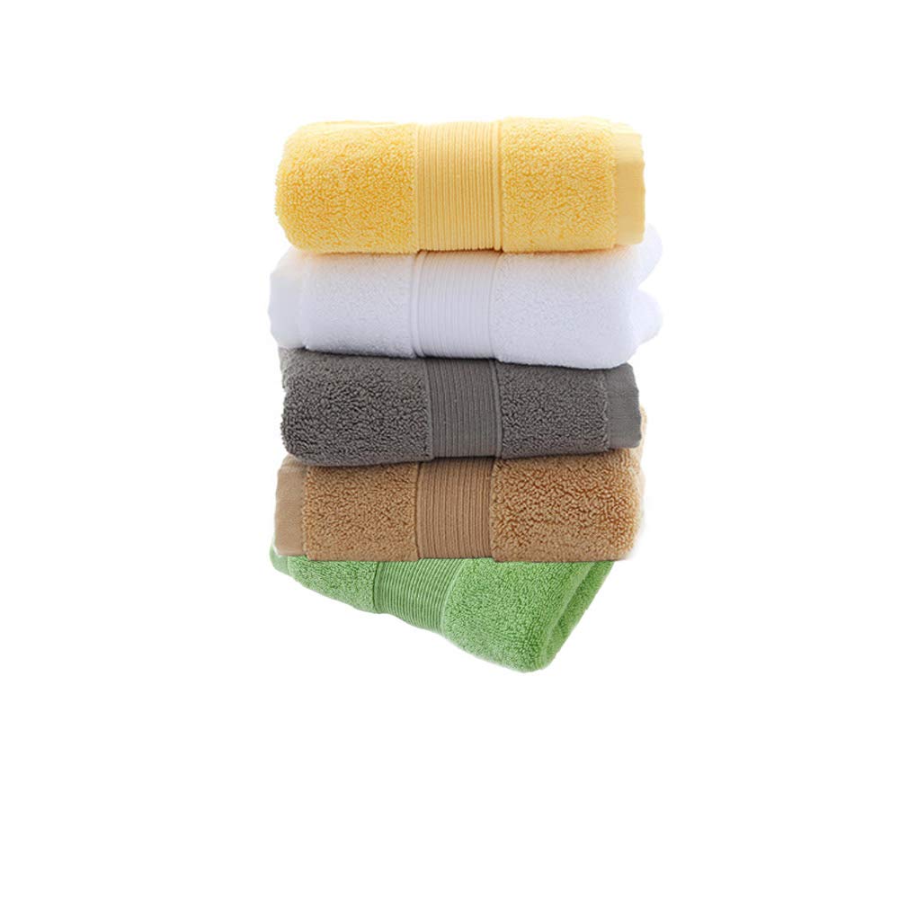 JININQ 700GSM 2Piece Hand Towels -100% Cotton for Bathroom,Kitchen,Beauty,Spa,Gym,Household face Towel,Highly Absorbent Towels(13.7 x 29.5 Inches) (Green)
