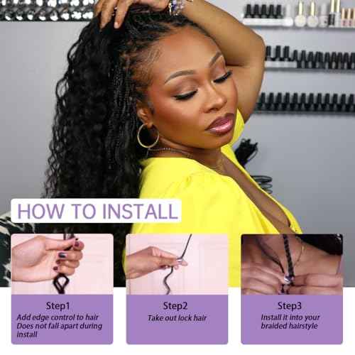 YWIGS Bulk Human Hair for Braiding Body Wave Blend #4/30 Boho Human Hair No Weft Human Braiding Hair 100G 18inch