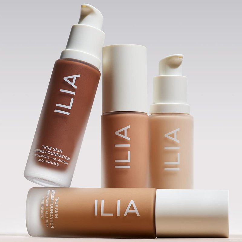 ILIA - True Skin Serum Foundation | Non-comedogenic, Cruelty-Free, Vegan, Weightless Feel, Buildable Coverage, Safe For Sensitive Skin (Grenada SF15)