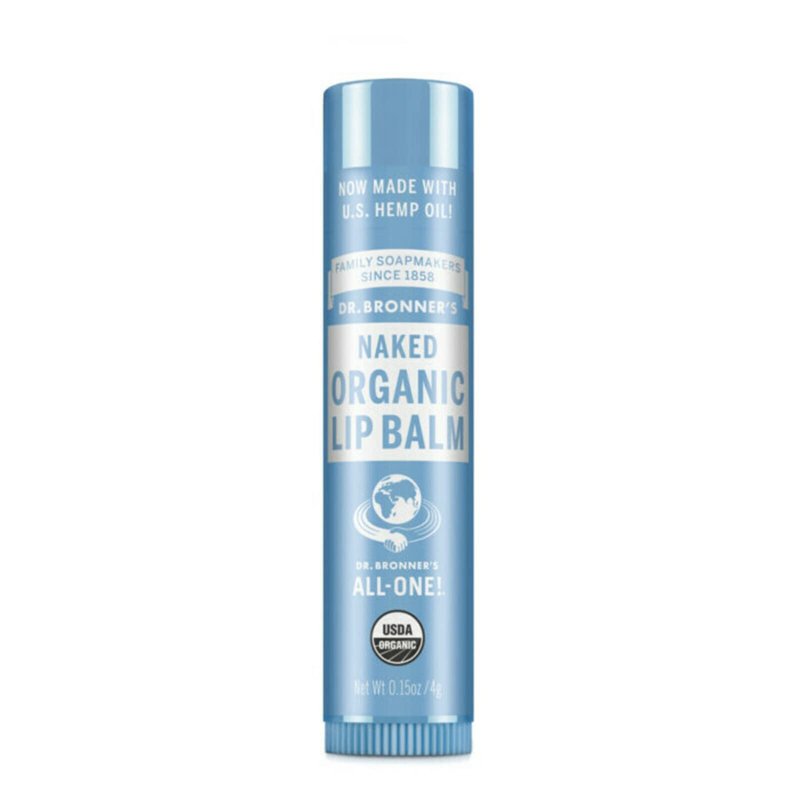 Dr. Bronner's Organic Lip Balm-Naked-0.15 oz