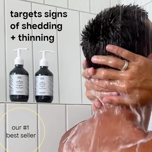 BONDIBOOST HG Anti-Thinning Shampoo for Women & Men [16.90 fl oz], Clinically Tested to Promote Fuller + Thicker-Looking Hair, Natural Mint Scent + Procapil, Redensyl & Rosemary Formula, Sulfate-Free