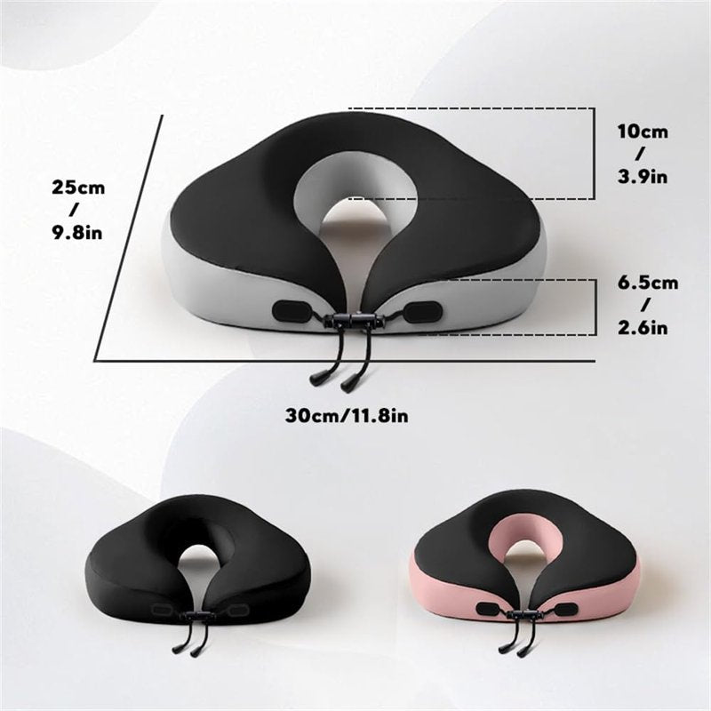 chislim Face Down Recovery Pillow with Adjustable Strap for Eye Surgery & Vitrectomy | Prone Sleeping Headrest with Removable Cover | BBL Post-Surgery Support Equipment (Grey)