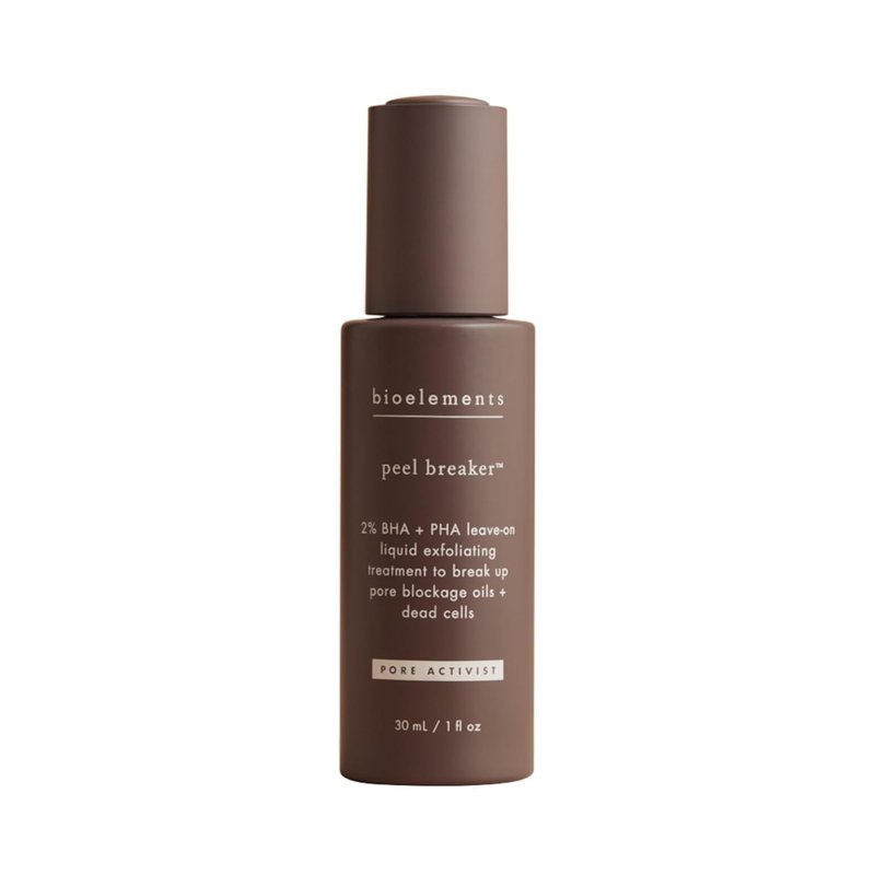 Bioelements Peel Breaker - 2% BHA + PHA Leave-On Liquid Exfoliant for Clearer Skin - 1 fl oz - Vegan, Gluten-Free