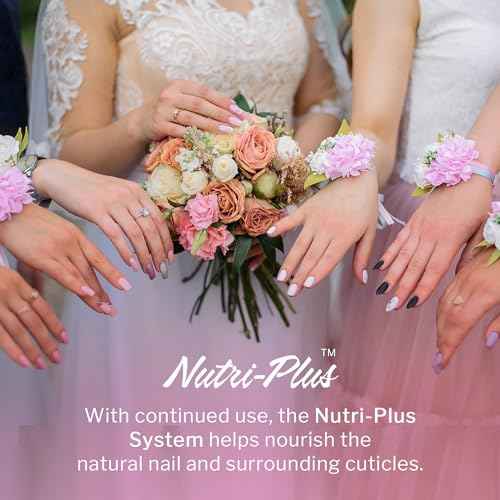 SNS Nail Dip Powder, Gelous Color Dipping Powder - Grace Bay (Purple/Mauve Rose, Cream) - Long-Lasting Dip Nail Color Lasts 14 Days - Low-Odor & No UV Lamp Required - 1.5oz