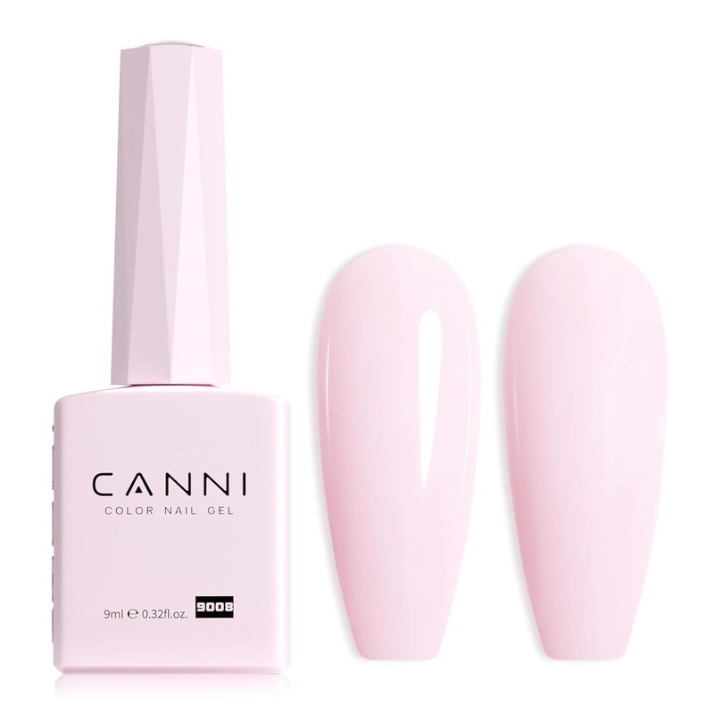 Light Pink Gel Nail Polish - High Gloss Soak Off UV Formula | 1 Pc Baby Pink for Salon & DIY Manicure