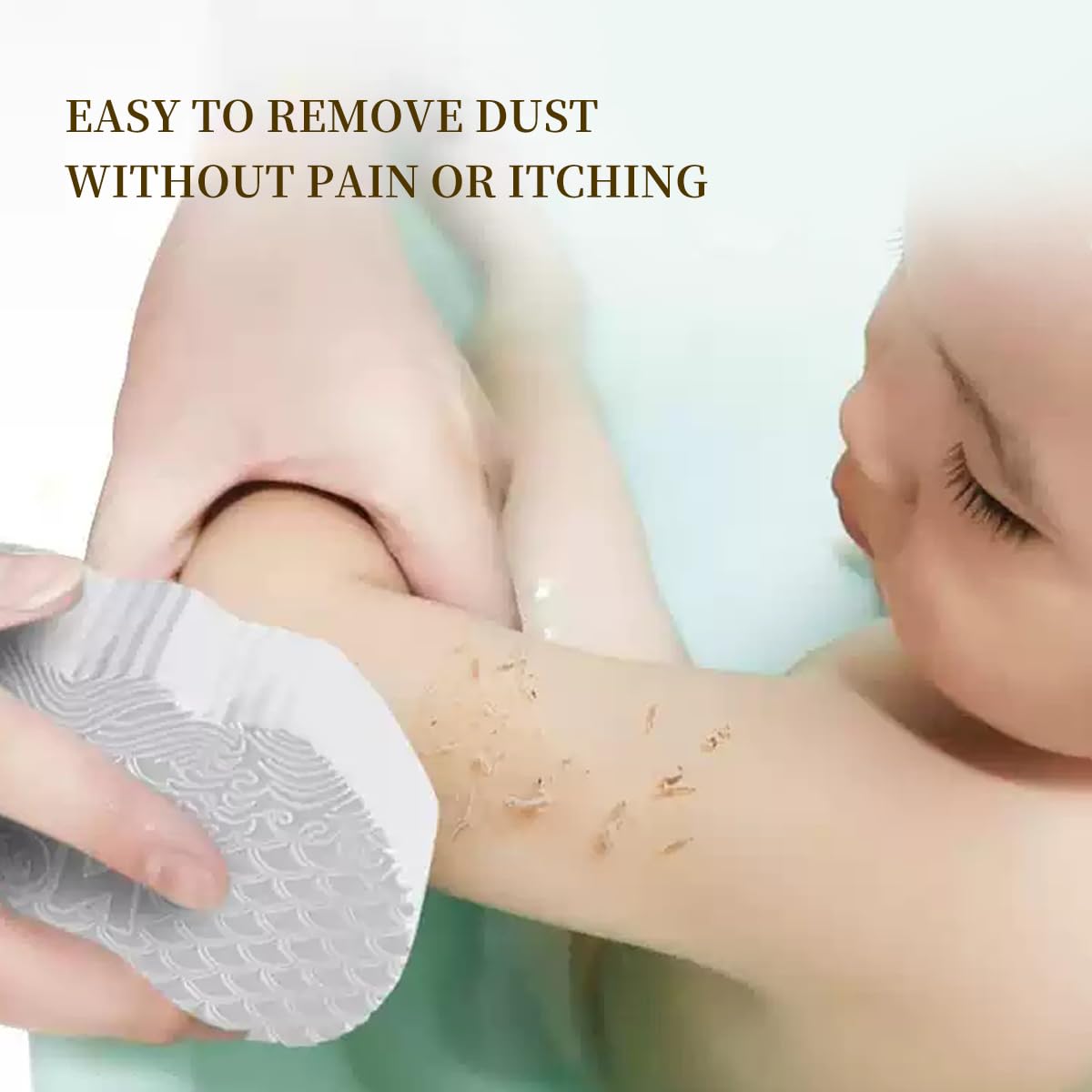 2026 Magic Exfoliating Bath Sponge | Upgraded Dead Skin Remover, Soft Body Scrubber, Shower Sponge, Adults & Kids (White)