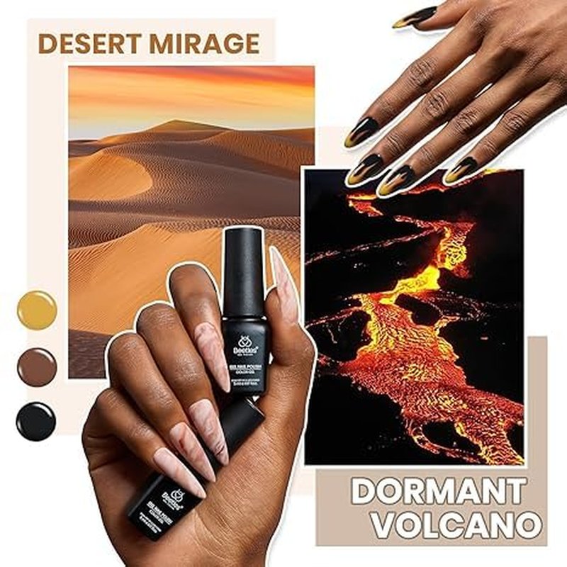 Beetles Gel Nail Polish Kit - 55 Colors Cat Eye Gel Set with UV Light | Base & Top Coats Included