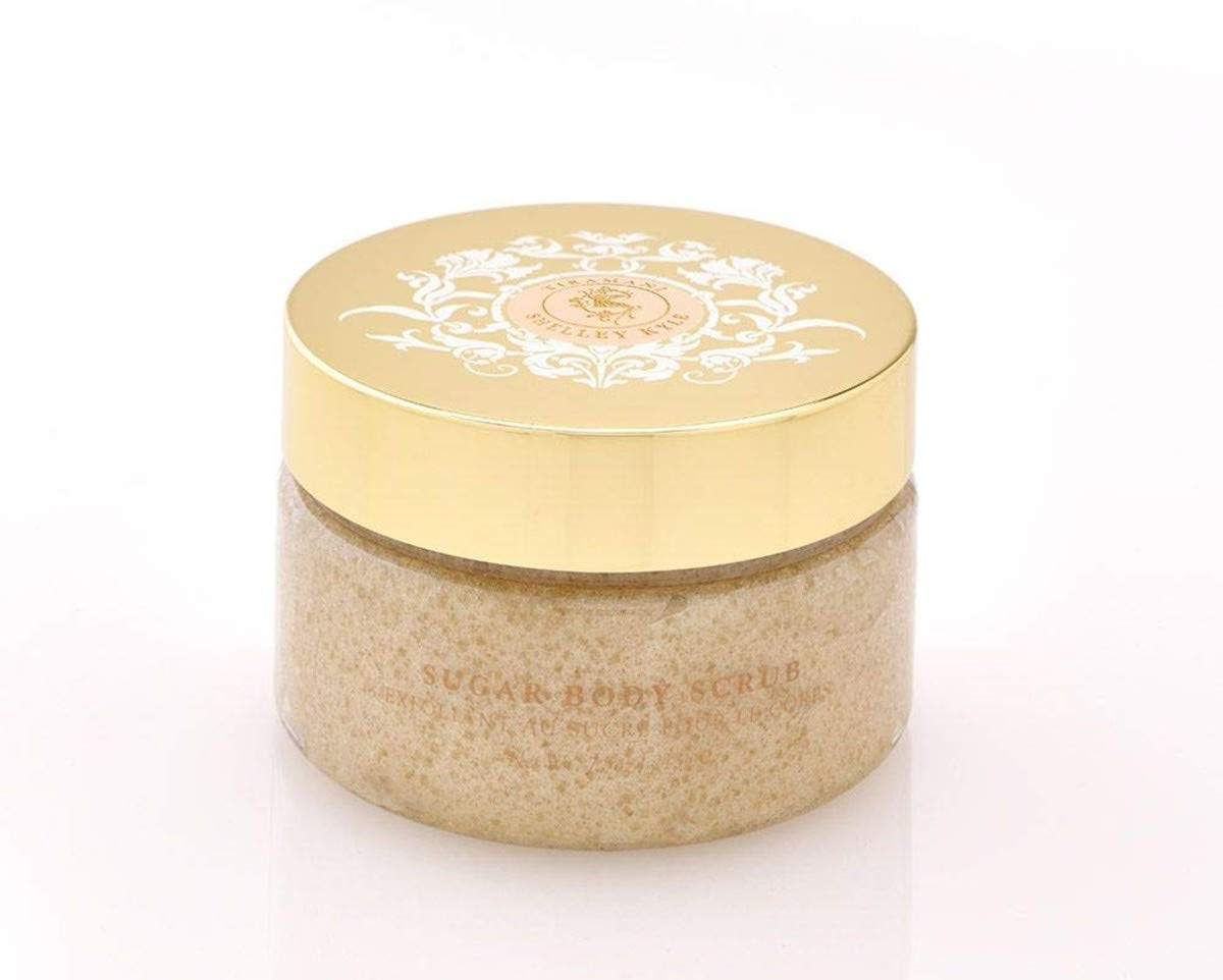 Tiramani Sugar Body Scrub with Shea Butter, Gentle Body Exfoliator, Get Rid of Impurities for Softer, Radiant-Looking Skin, 300ml