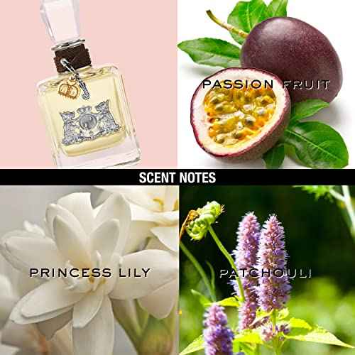 Juicy Couture Eau De Parfum, Women's Perfume with Notes of Passion Fruit, Princess Lili & Patchouli - Fruity & Floral, Gift for Her