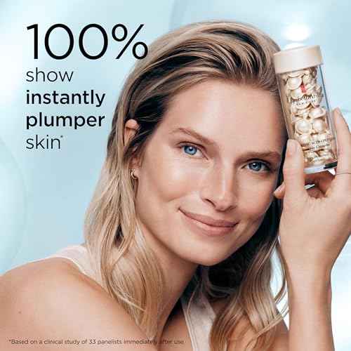 Elizabeth Arden Hyaluronic Acid + Peptides Ceramide Capsules Hydra-Plumping Serum, Skincare Gift for Women