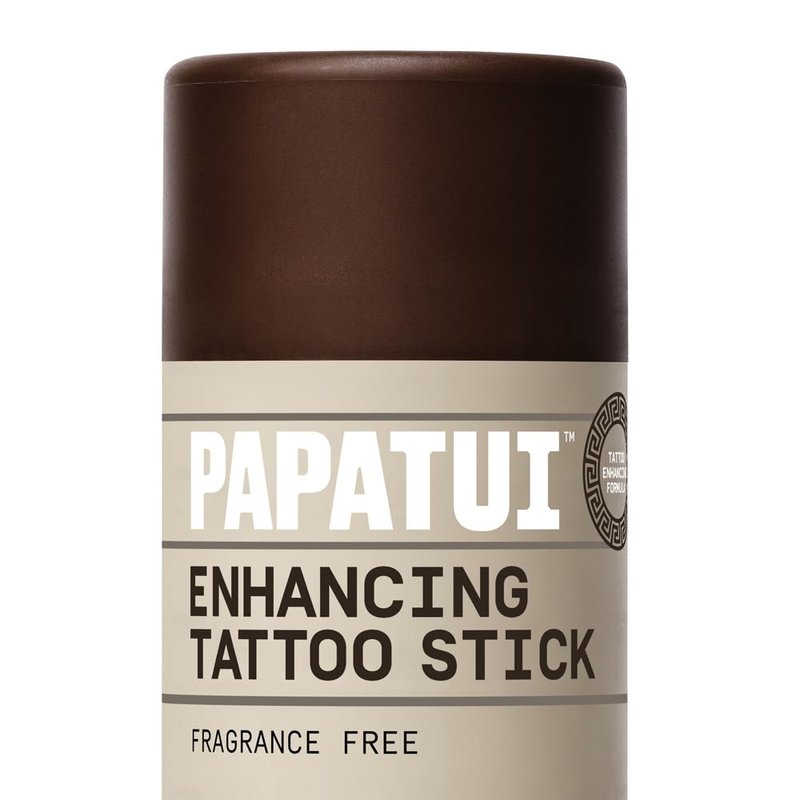 PAPATUI Mess-Free Tattoo Stick - Revitalize & Protect Tattoos with Vitamin E | Fragrance-Free | 2.6oz