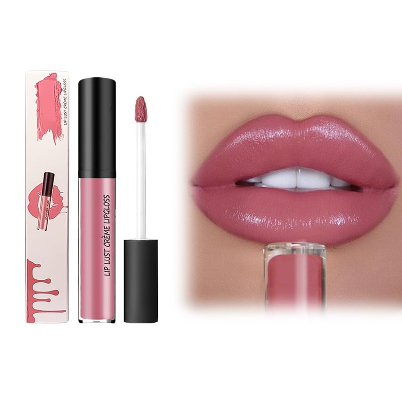 Long-Lasting Velvet Lipstick - 12 Color Cream Texture, Moisturizing Non-Stick Lip Gloss | Hydrating Lip Tint (#05)
